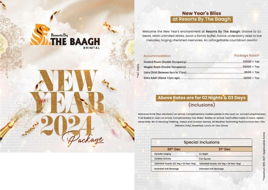 The Baagh, Bhimtal New year